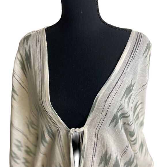 #315 ELAN Open Tie Front Swimsuit Coverup - Picture 4 of 9